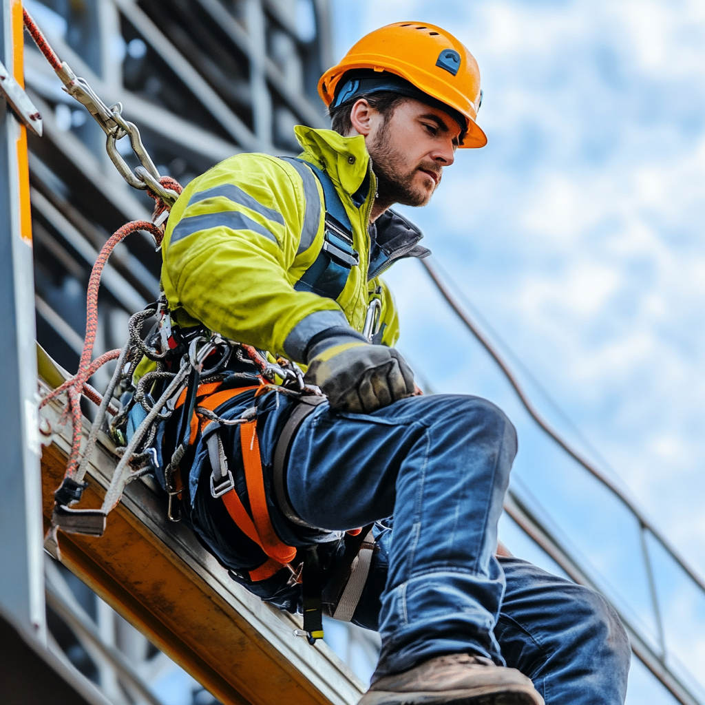 Assess a worksite for work at height and prepare a fall protection plan 